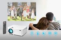 Technaxx Beamer TX-113 LED Helderheid: 1800 ANSI-lumen 800 x 480 WXGA 2000 : 1 Wit - thumbnail