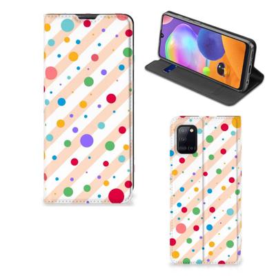 Samsung Galaxy A31 | Hoesje met Magneet | Dots Samsung Galaxy A31 | Hoesje met Magneet | Dots