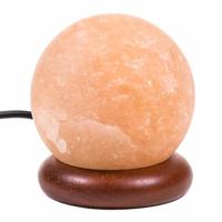 Himalaya Zoutlamp USB Oranje Bol (ca. 450 gram) 9 cm - thumbnail