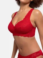 Kanten Bralette - Zonder beugel - Aina - Niet gevulde bh zonder beugel - Grote maten bralette - thumbnail