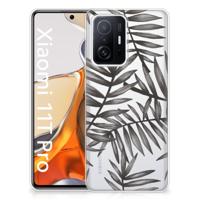 Xiaomi 11T | 11T Pro | TPU Case | Leaves Grey - thumbnail