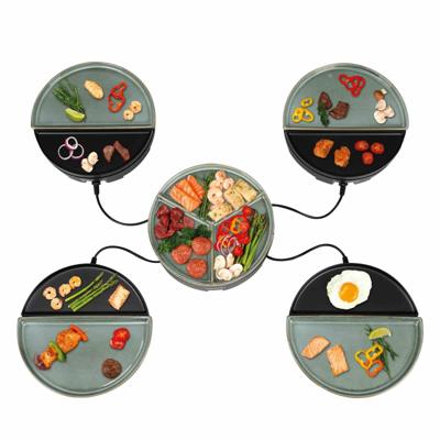Chef's Dinner Party - Gourmetstel - Glazed Grey - 4 personen - PFAS-vrij