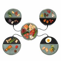 Chef's Dinner Party - Gourmetstel - Glazed Grey - 4 personen - PFAS-vrij - thumbnail