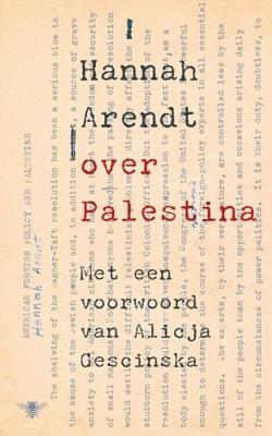 Over Palestina - Hanna Arendt - ebook