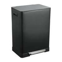 Pedaalemmer - zwart - 2x30 liter - thumbnail