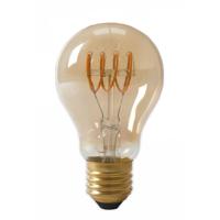LED E27-A60 Filament 4 Watt - 2700K - Curved - Dimbaar - Amber - thumbnail