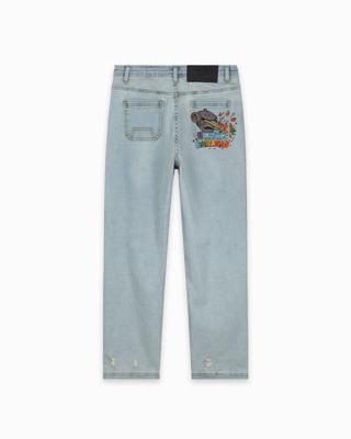 Black Bananas Laser Denim Jeans Kids Lichtblauw - Maat 164 - Kleur: Lichtblauw | Soccerfanshop
