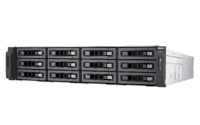 Turbo NAS TVS-EC1280U-SAS-RP-16G (non-ECC ram) - NAS-server - 12 bays - rack-uitvoering - 0, 1, 1E, 5, 6, 10, JBOD - Gigabit Ethernet