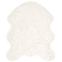 Nep Schapenvacht Tapijt Tafalla Wit 50 x 80 cm Polyester - thumbnail