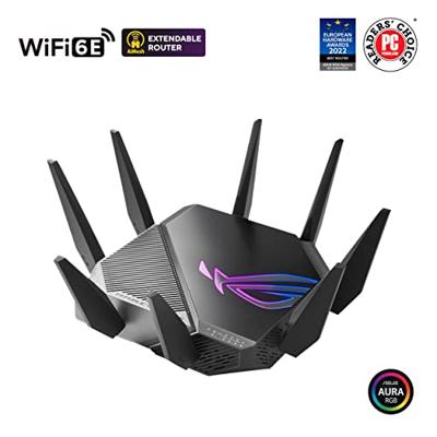 Asus ROG Rapture GT-AXE11000 Mesh router Zwart