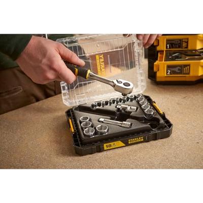 Stanley FMMT98102-0 FatMax™ PRO-STACK Doppenset 3/8" 18-delig - thumbnail