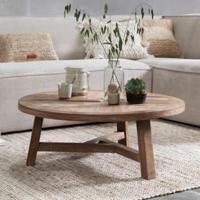 DTP Home Ronde Salontafel 'Monastery' Teakhout, 90cm - thumbnail
