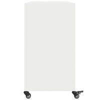 Dressoir 100,5x39x72 cm staal wit - thumbnail