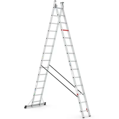 Wixor Professionele Ladder Aluminium 2x14