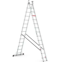 Wixor Professionele Ladder Aluminium 2x14 - thumbnail
