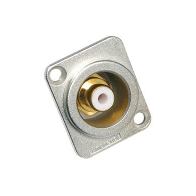 Amphenol ACJD-WHT RCA Socket | Type D | Shell Behuizing | Wit