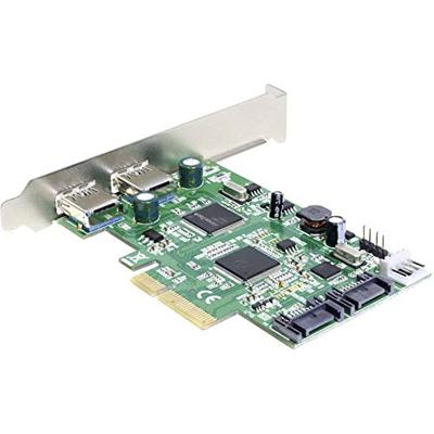 DeLOCK PCIe Card naar 2 x external USB 3.0/2 x internal SATA 6 Gb/s controller