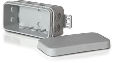 F-Tronic E126 Aftakkast (l x b x h) 75 x 37 x 40 mm Lichtgrijs IP54 10 stuk(s)