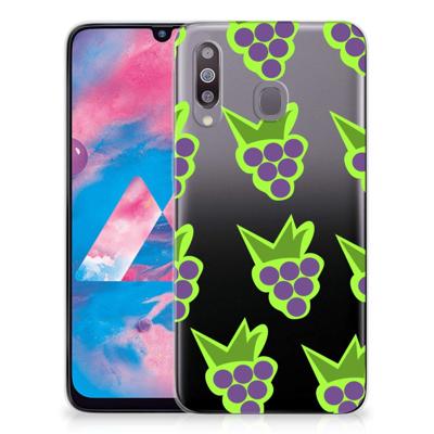 Samsung Galaxy M30 Siliconen Case Druiven Samsung Galaxy M30 Siliconen Case Druiven