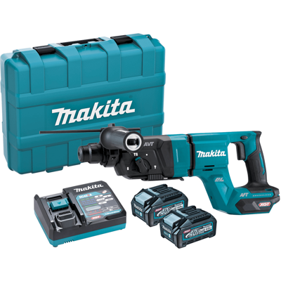 Makita HR007GM201 Accu Combihamer | 40 V Max | SDS-PLUS | 2 x 4,0 Ah accu + snellader | In kunststof koffer
