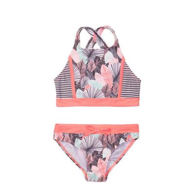 DJ Dutchjeans crop bikini Tropic roze
