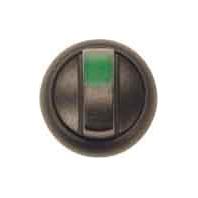 Eaton 216838 M22S-WLK3-G Keuzetoets Kunststof frontring Knevel Zwart 1 stuk(s) - thumbnail