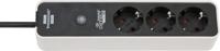 Brennenstuhl 1153230620 Smart Stekkerdoos | 3 Sockets | Schakelaar | Zwart - 1,5 meter - thumbnail