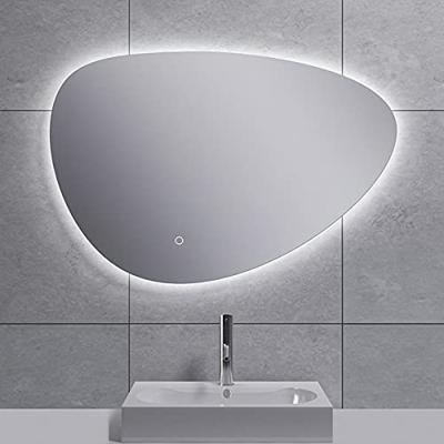 Uovo spiegel ovaal met LED, dimbaar en spiegelverwarming 80 cm