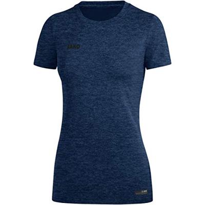 JAKO 6129D T-Shirt Premium Basics Dames - Marine Gemeleerd - 38