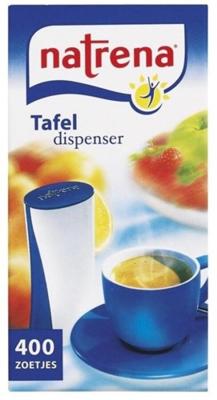 Natrena zoetjes - tafel dispencer - 400st - 0.01 cal