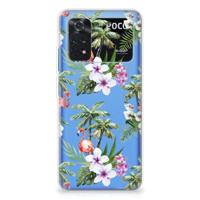 Xiaomi Poco M4 Pro 4G | TPU Hoesje | Flamingo Palms - thumbnail