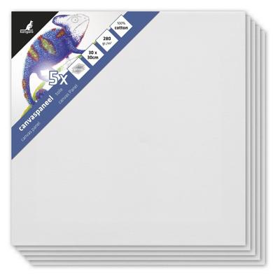 Kangaro canvaspaneel, ft 30 x 30 cm, pak van 5 stuks Kangaro canvaspaneel, ft 30 x 30 cm, pak van 5 stuks