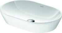 Duravit D-Neo opzetwastafel 60x40x12.5cm zonder kraangat met Wondergliss keramiek Wit 23726000701 - thumbnail