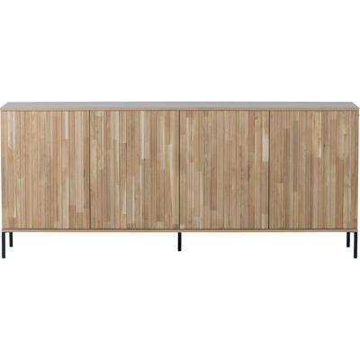 WOOOD Dressoir 'New Gravure' Eiken, 200cm, kleur Naturel