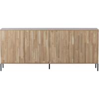 WOOOD Dressoir 'New Gravure' Eiken, 200cm, kleur Naturel - thumbnail
