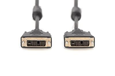 DIGITUS DVI-D 18+1 enkele link kabel, 5 m, zwart