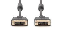 DIGITUS DVI-kabel - DVI-D (18+1) - Full HD - 2m - Single Link, 60Hz, 2xFerriet - Compatibel met monitor, TV, PC - thumbnail