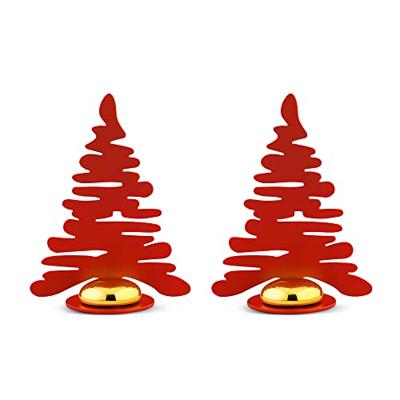 Alessi BARK for Christmas Tree set place markers rood (2)