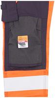 Blåkläder Multinorm inherent werkbroek 15891513 | High Vis Oranje/Marineblauw | Maat 48 - 7330509720981 - thumbnail