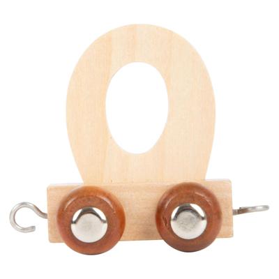 Small Foot - houten lettertrein - o - 12 stuks