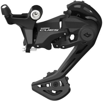 Achterderailleur 9 speed Shimano CUES RD-U4020 - met lange kooi - Zwart Achterderailleur 9 speed Shimano CUES RD-U4020 - met lange kooi - Zwart