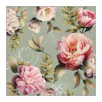 Ambiente servet 33 peonies composition - thumbnail