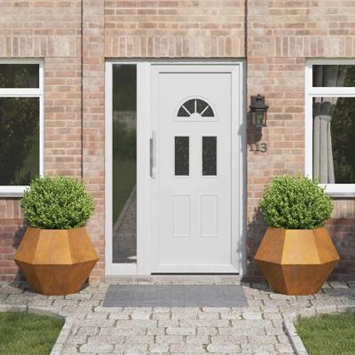 Plantenbak 2 pcs Roestig 75 x 75 x 60 cm Cortenstaal