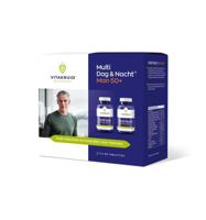 Vitakruid Multi Dag & Nacht Man 50+ 100% Vegan 2 x 90 - thumbnail
