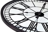 NeXtime NE-3255 Wandklok Cleopatra Mirror Dia 56cm Glas Zwart - thumbnail