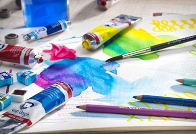 Van Gogh • spiraalgebonden blok met mix media-papier 30 vellen 300 g formaat 29,7 x 21 cm (a4)