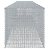 Schanskorf 1050x100x100 cm gegalvaniseerd ijzer zilverkleurig - thumbnail