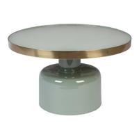 Zuiver Ronde Salontafel 'Glam' 60cm, kleur Groen - thumbnail