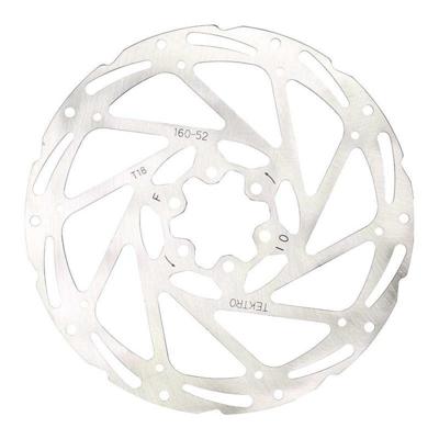 Tektro schijfrem rotor tr160-24 ø160mm, zilver