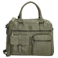 Enric Benetti Ardèche Handbag 15"-Olive - thumbnail